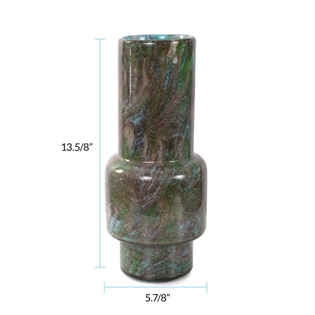 Glass Kabir Glass Vase- Medium For Sale - Image 7 of 8