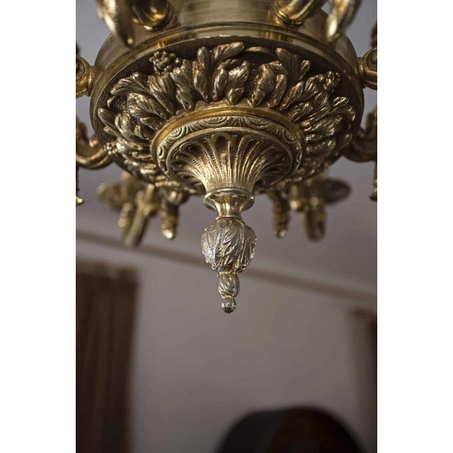 Rococo Style 8-Armed Chandelier For Sale - Image 7 of 11