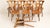 Rustic Bistro Chairs in Honey Beech, 1950s, Set of 9 For Sale - Image 10 of 10