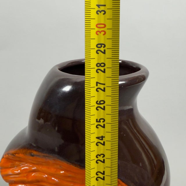 Space Age Ceramic Vase by Ignoto for Artigianato Italiano, 1970s For Sale - Image 11 of 12