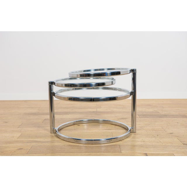 This coffee table was designed by Milo Baughman in the United States during the 1970s. The model is an excellent example...