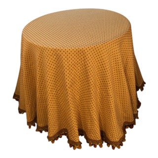 Custom Made Lined Table Skirt For Sale