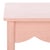 Spritely Home Paislyn Accent Table in Pink For Sale - Image 4 of 7
