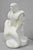 Traditional Vintage Seymour Shuren Modern White Carved Marble Male Soldier Figure Sculpture For Sale - Image 3 of 16