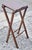 Brown Drexel Mid Century Distressed Walnut Lectern, Podium, X Side Book Stand or Music Stand For Sale - Image 8 of 8
