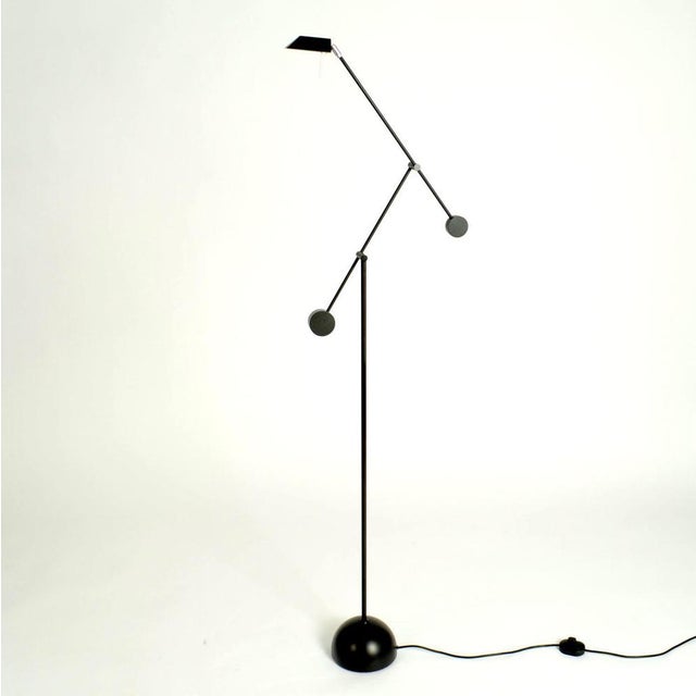 Metal Vintage Counter Balance Floor Lamp, 1970s, Set of 2 For Sale - Image 7 of 18