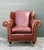Wood Vintage Baker Milling Road Nailhead Leather Club Chair and Ottoman For Sale - Image 7 of 12