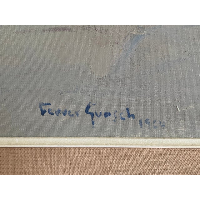 A stunning, large-scale 1964 original oil painting on canvas by the celebrated Spanish master Vicente Ferrer Guasch...
