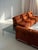 Italian Modernism Burnt Orange Modular Sofa, 1970s For Sale - Image 3 of 9