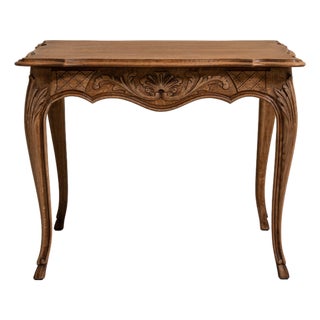 Oak Louis XV Coffee Table, Rococo Style, France, 20th Century For Sale