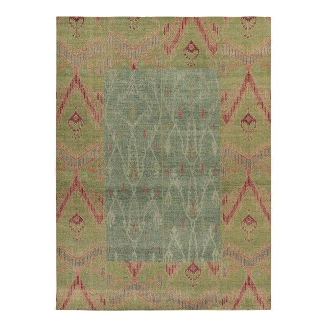 Rug & Kilim’s Mira Rug in Chartreuse, 9x12 For Sale