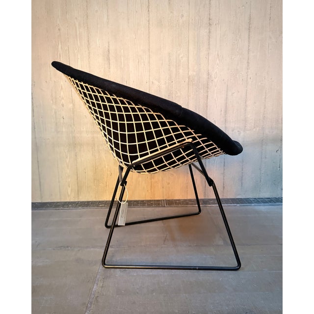 Bertoia Diamond Chair in Full Upholstery by Harry Bertoia for Knoll International, 1980s For Sale - Image 10 of 13