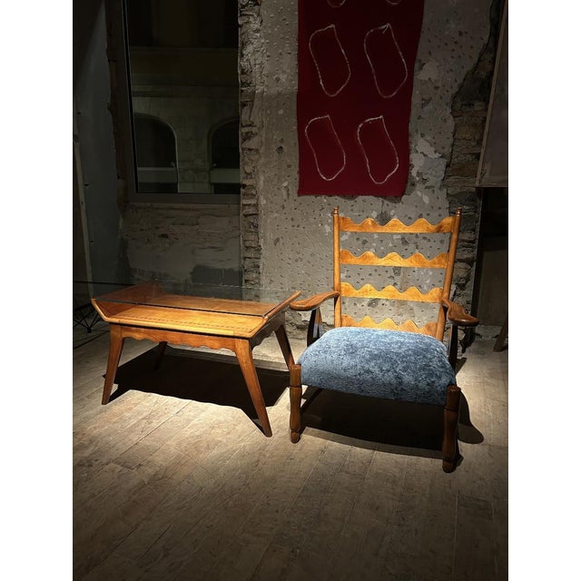 Armchairs and Coffee Table by Paolo Buffa, 1950, Set of 3 For Sale - Image 6 of 11