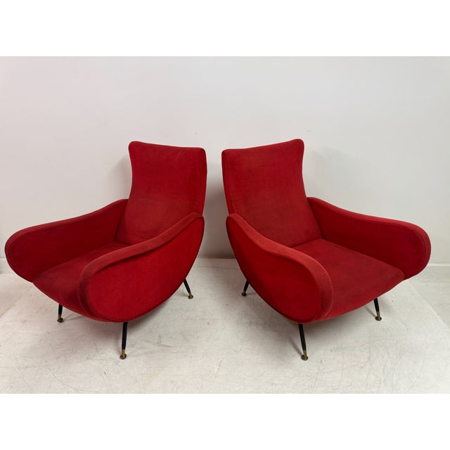Mid-Century Italian Armchairs, 1960s, Set of 2 For Sale - Image 13 of 17