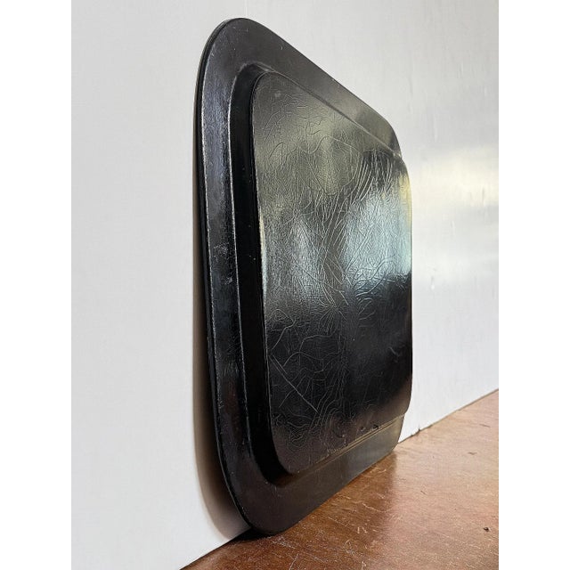 19th Century Large English Papier-Mâché Tray (H 20 X W 26 5/8) For Sale - Image 9 of 9