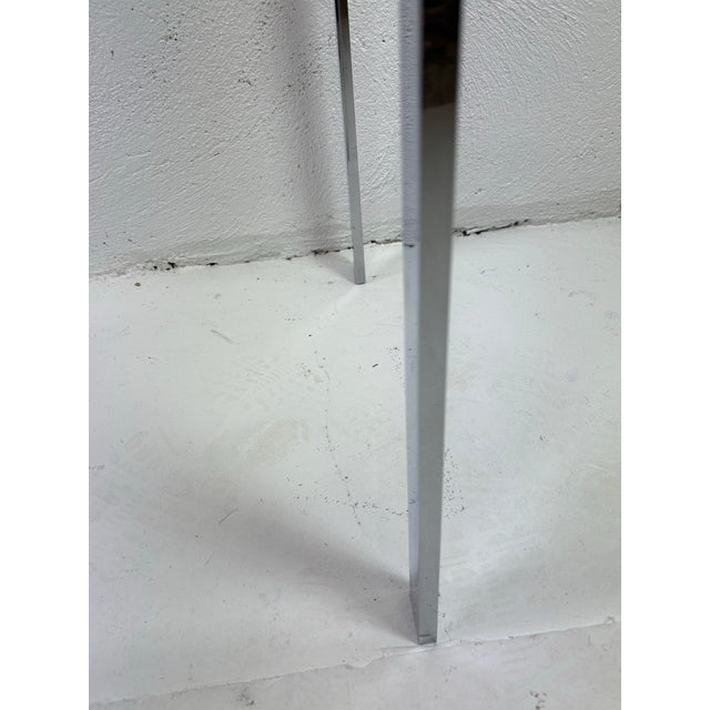 Mid-Century Modern Chrome and Mirrored Table After Milo Baughman For Sale In Philadelphia - Image 6 of 10