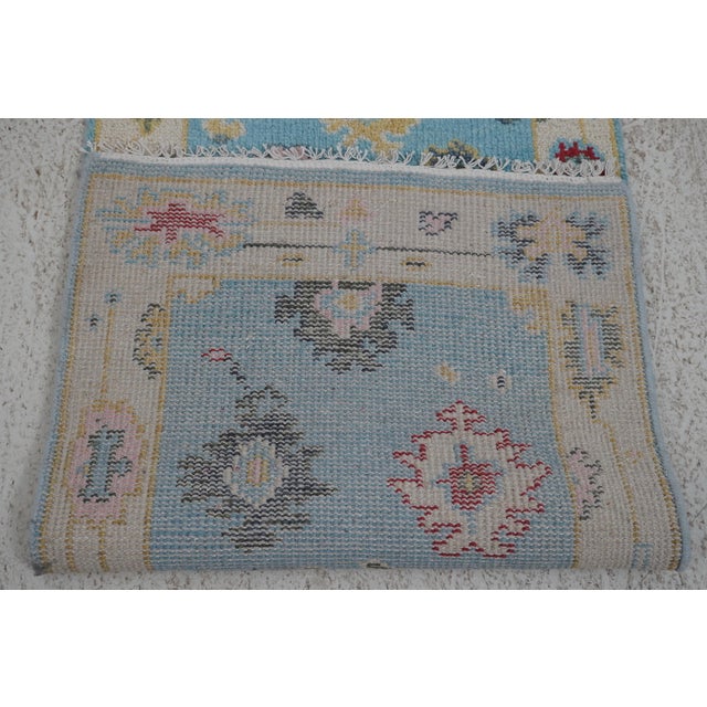 Approx: 2.5’ X 10’ Turkish Design Oriental Runner Rug For Sale - Image 10 of 10
