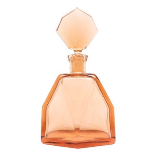 Art Deco Carafe from Moser, Czechoslovakia, 1930s For Sale