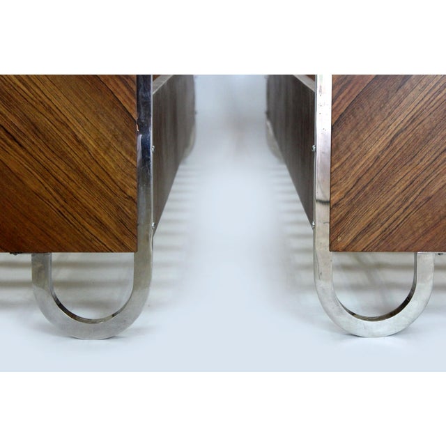 Bauhaus Bauhaus Single Beds, Czechoslovakia, 1930s, Set of 2 For Sale - Image 3 of 18