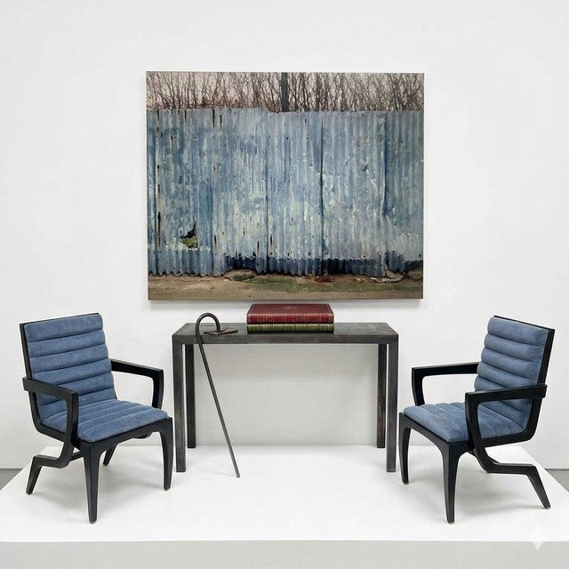 1990s Kyle Reicher, “Console: Intelligence”(Commission), Steel Table - 1 Piece For Sale - Image 9 of 9