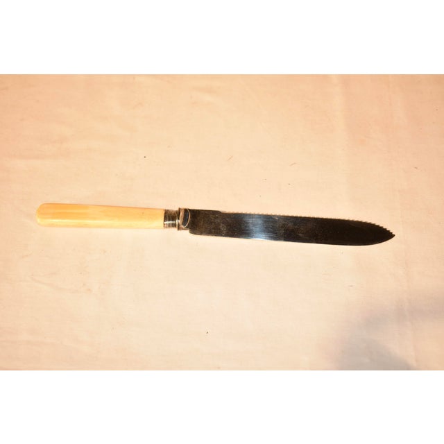 Sheffield Cake Knife, Dated 1901 For Sale In Greensboro - Image 6 of 9