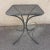 Black Wrought Iron Pedestal Table, 1960s For Sale - Image 4 of 9