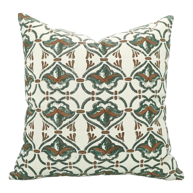 Block Printed Cushion Covers for Stylish Home Decor 12x20 Inch-Hridyavan For Sale