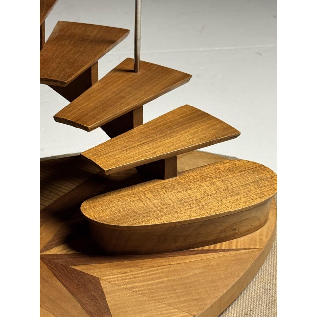 Brown Vintage Staircase Scale Model, 1980s For Sale - Image 8 of 18