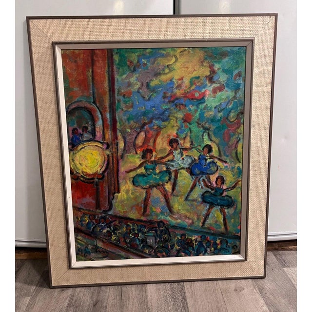 Nathan Gutman, Dance, 1960s, Oil on Canvas, Framed For Sale - Image 17 of 18