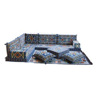 Modular Arabic Floor Sofa Seating Set For Sale