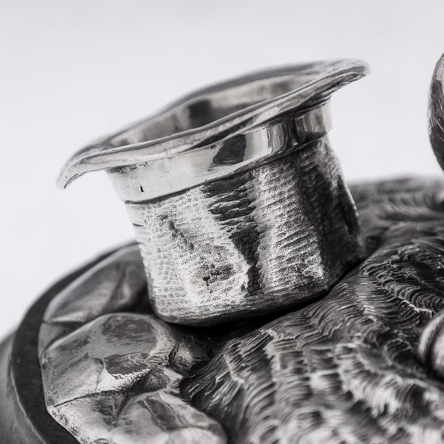 Green 19th Century Victorian Silver Smoking Compendium from James Hennell, 1880s For Sale - Image 8 of 18