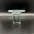 Glass Vintage 1977 Blenko Mushroom Crystal Taper Candlestick Holders Set of 3 For Sale - Image 7 of 8
