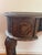 Vintage Ornately Carved Wood Console Table With Basket-Weave Detailing For Sale - Image 9 of 10