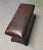 Large Regency Waisted Leather Ottoman For Sale - Image 5 of 8