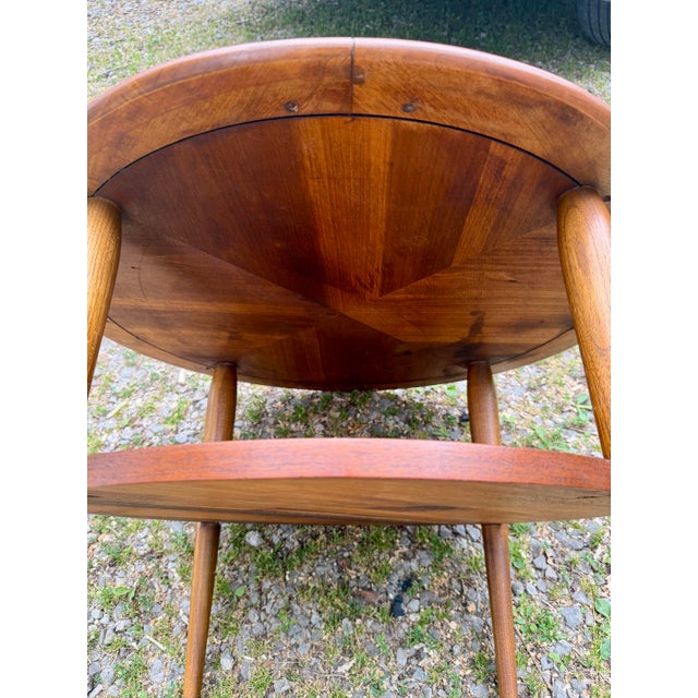 Wood 1950s Lane Acclaim Round Side Table For Sale - Image 7 of 12