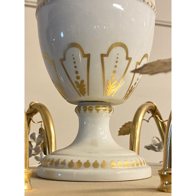 Porcelain Chandeliers by Giulia Mangani, 2000, Set of 2 For Sale - Image 6 of 18