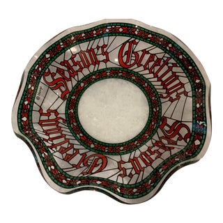 Houze Season’s Greetings Ruffle Bowl/Dish For Sale