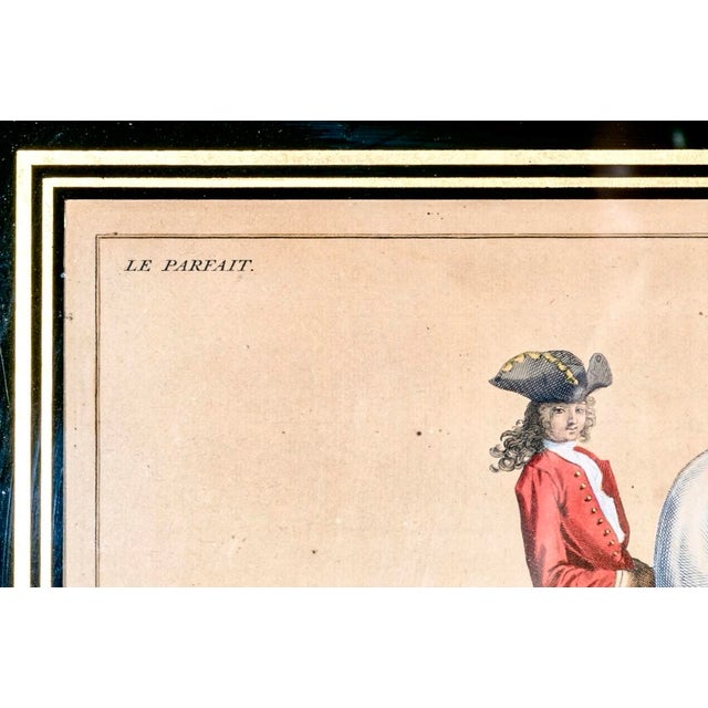 Mid 20th Century Pair of Engravings After Baron Friedrich Wilhelm Von Eisenberg "Le Poupon" and "Le Parfait" in Handsome Vintage Frames For Sale - Image 4 of 11