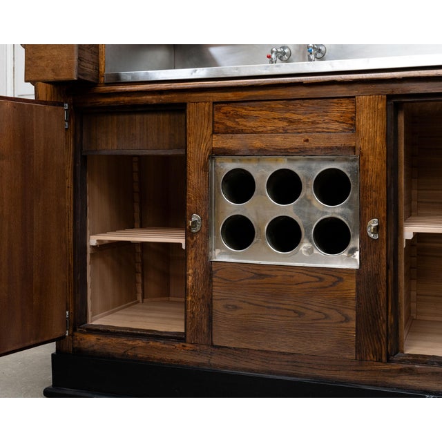 Wood Vintage Copper and Oak Countertop, 1960s For Sale - Image 7 of 18