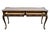 Late 20th Century Hekman Furniture Burled Walnut Traditional Style 57" Accent Sofa Table W. Rounded Corners For Sale - Image 5 of 12