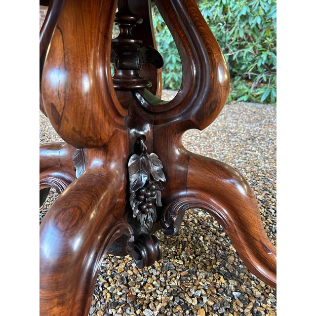 William IV Tilt-Top Oval Serpentine Dining Table in Rosewood, 1830 For Sale - Image 17 of 18