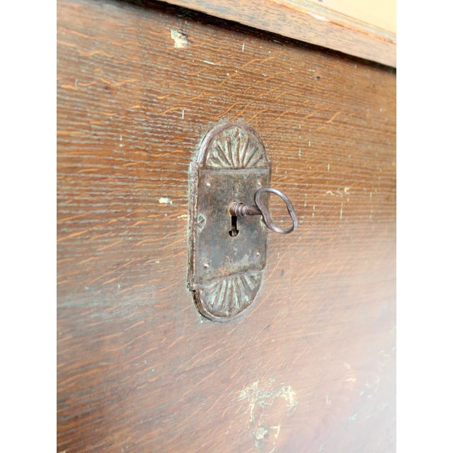 Antique Scandinavian Wooden Chest For Sale - Image 10 of 13