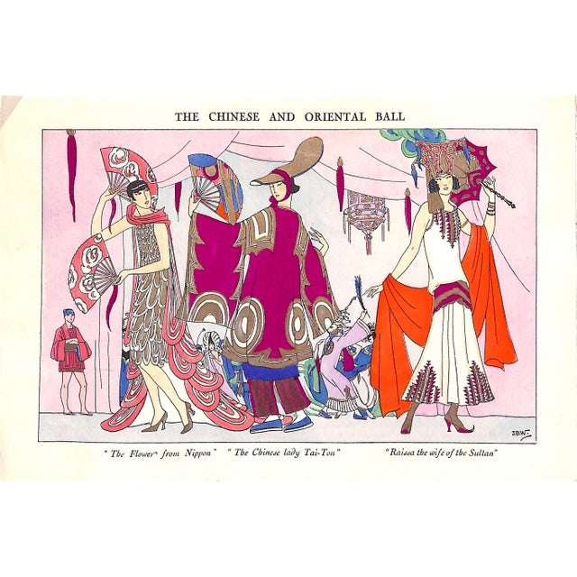 The Ball by Moonlight Artist: JBW The Chinese and Oriental Ball Artist: JBW [2] pp. Art-Gout-Beaute 1926 6 1/8" x 9"