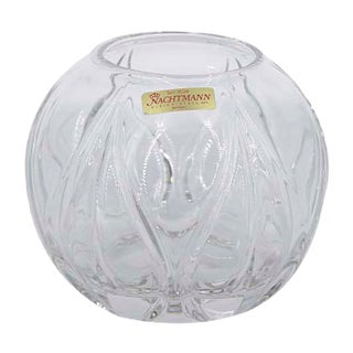 German Crystal Ball Vase from Nachtmann, 1960s For Sale