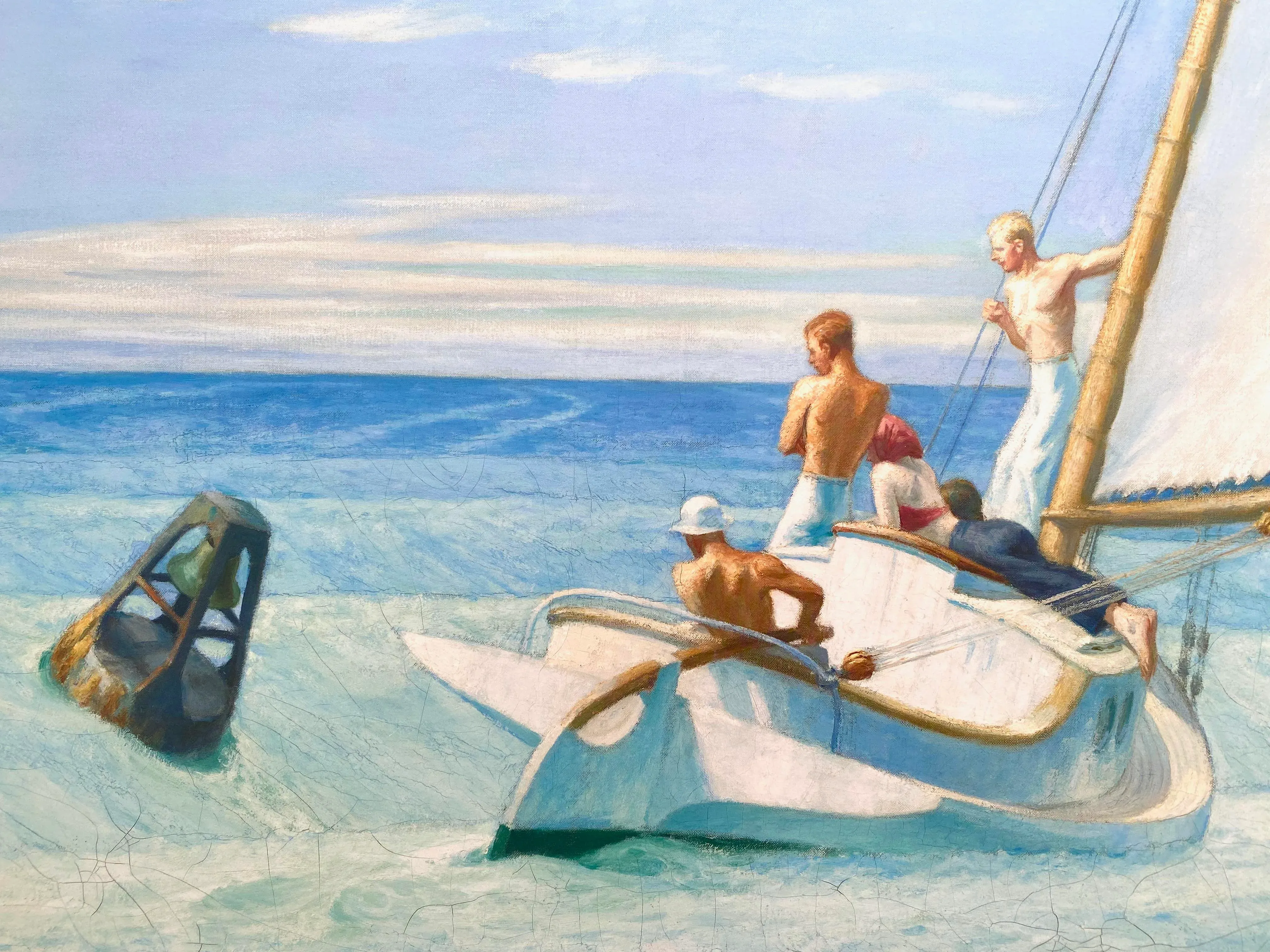 Edward Hopper Vintage 1990's Realist Offset Lithograph Print