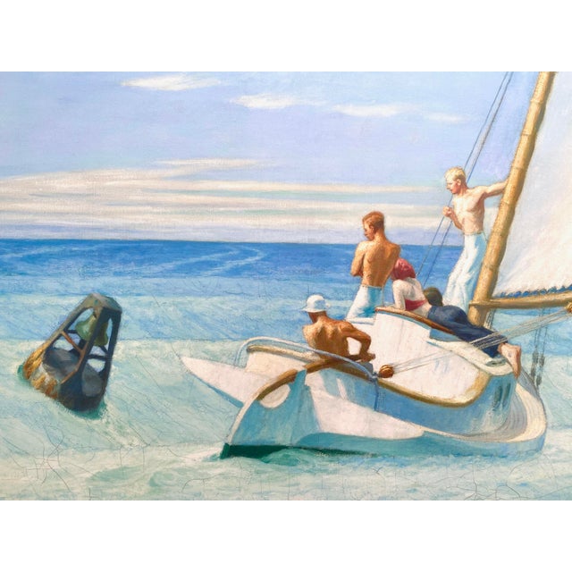 Edward Hopper Vintage 1990's Realist Offset Lithograph Print