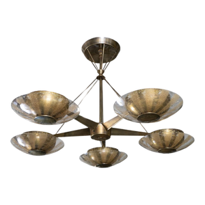 1950s Starburst Chandelier by Gerald Thurston for Lightolier