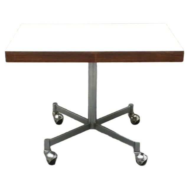 Metal and Wood Side Table from Artifort, 1960s For Sale