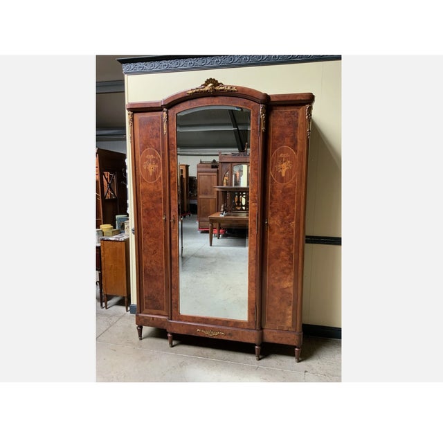 Antique Art Nouveau Wardrobe, 1910 For Sale - Image 12 of 12