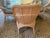 20th Century Glass Top Dining Table and Four Arm Chairs For Sale - Image 4 of 12